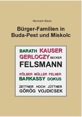Brger-Familien in Buda-Pest Und Miskolc (Paperback)