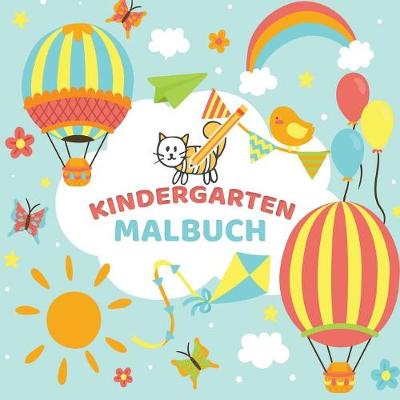  Mein Kindergarten Malbuch - Ausmalbuch für die ganz kleinen - Kinder Bildidee 