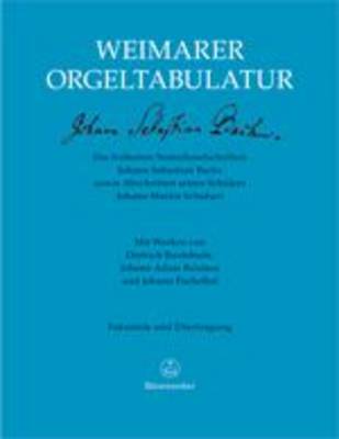 Weimar Organ Tablature - Documenta Musicologica No. 39 (Paperback)