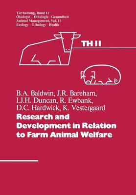 Research and Development in Relation to Farm Animal Welfare - Tierhaltung   Animal Management 11 (Paperback)