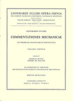 Commentationes astronomicae ad praecessionem et nutationem pertinentes. Second part - Opera mechanica et astronomica 2 / 30 (Hardback)