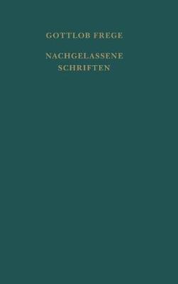 Nachgelassene Schriften Und Wissenschaftlicher Briefwechsel (Hardback)