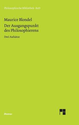 Der Ausgangspunkt Des Philosophierens (Hardback)