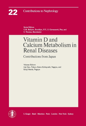 Vitamin D and Calcium Metabolism in Renal Diseases: Contributions from Japan. - Contributions to Nephrology 22 (Paperback)