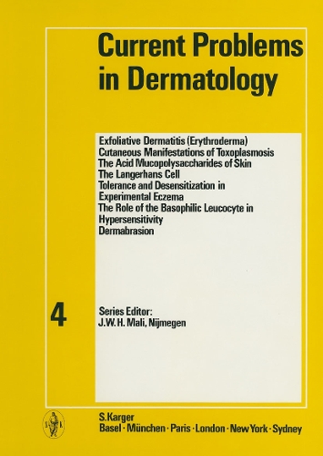 Current Problems in Dermatology - Current Problems in Dermatology 5 (Hardback)