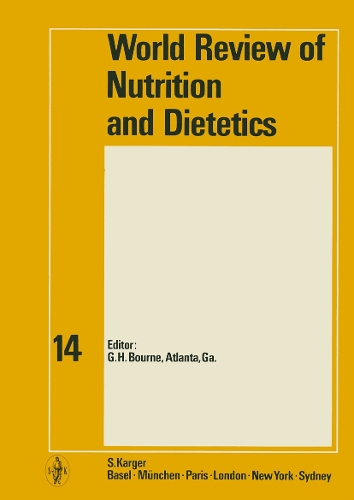 World Review of Nutrition and Dietetics - World Review of Nutrition and Dietetics 15 (Hardback)
