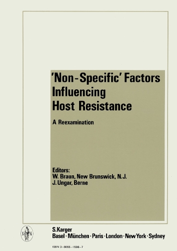 Non-Specific Factors Influencing Host Resistance: A Reexamination. (Hardback)