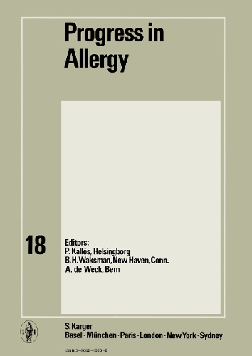 Progress in Allergy Vol. 18 - Chemical Immunology and Allergy 18 (Hardback)