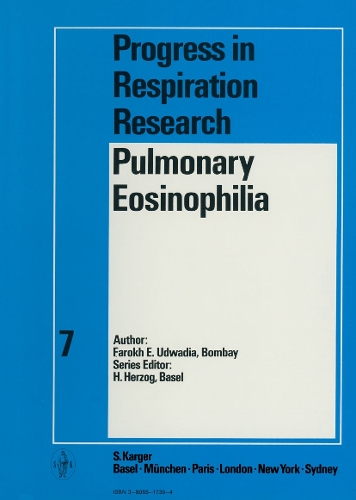 Pulmonary Eosinophilia - Progress in Respiratory Research 7 (Hardback)