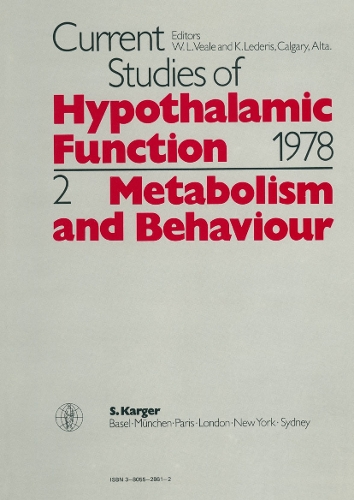 Metabolism and Behaviour (Hardback)