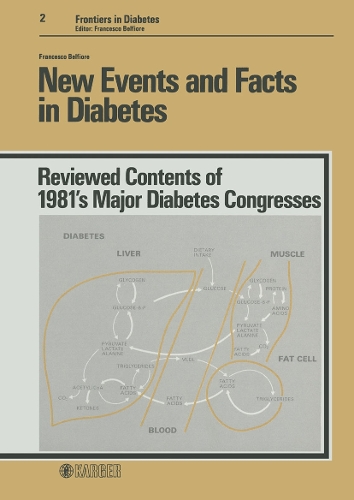 New Events and Facts in Diabetes: Reviewed Contents of 1981's Major Diabetes Congresses. - Frontiers in Diabetes 2 (Hardback)