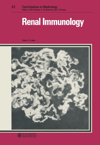 Renal Immunology - Contributions to Nephrology 35 (Paperback)
