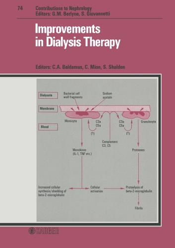 Improvements in Dialysis Therapy: International Symposium, Bad Homburg v.d.H., February 1988. - Contributions to Nephrology 74 (Hardback)