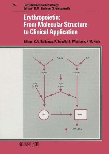 Erythropoietin: From Molecular Structure to Clinical Application: International Workshop, Cologne, March 1989. - Contributions to Nephrology 76 (Hardback)