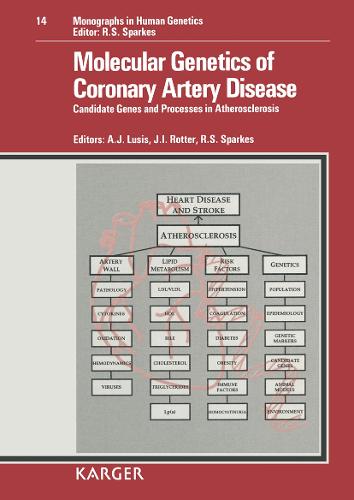Molecular Genetics of Coronary Artery Disease: Candidate Genes and Processes in Atherosclerosis. - Monographs in Human Genetics 14 (Hardback)