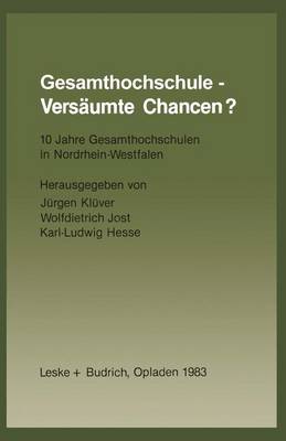 Gesamthochschule - Versaumte Chancen? (Paperback)