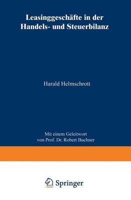Leasinggesch fte in Der Handels- Und Steuerbilanz (Paperback)