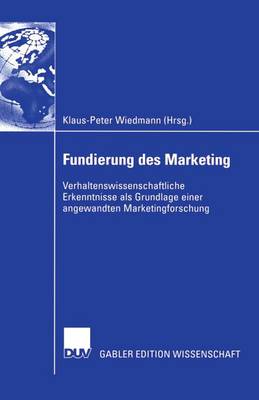 Fundierung Des Marketing (Paperback)