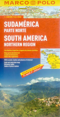 South America North Marco Polo Map - Marco Polo Maps (Multilingual) (Sheet map, folded)