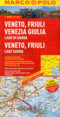 Italy - Veneto, Friuli, Lake Garda Marco Polo Map - Marco Polo Maps (Multilingual) (Sheet map, folded)