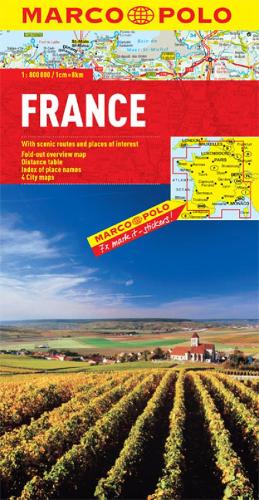 France Marco Polo Map (Sheet map, folded)