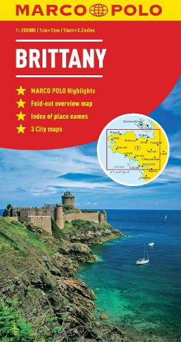 Brittany Marco Polo Map (Sheet map, folded)