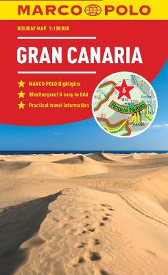 Gran Canaria Marco Polo Holiday Map - pocket size, easy fold Gran Canaria map - Marco Polo Holiday Maps (Sheet map, folded)