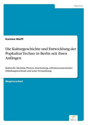 Die Kulturgeschichte Und Entwicklung Der Popkultur Techno in Berlin Seit Ihren Anfangen (Paperback)