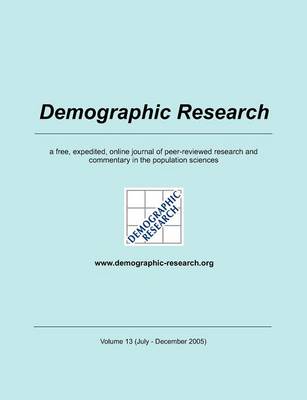 Demographic Research, Volume 13 (Paperback)