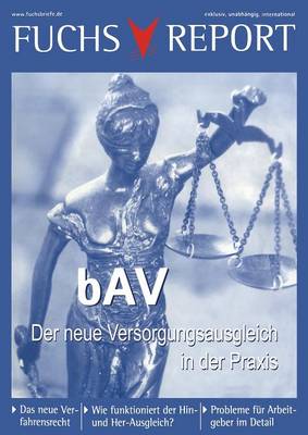 Bav - Der Neue Versorgungsausgleich (Paperback)