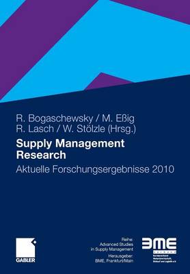 Supply Management Research: Aktuelle Forschungsergebnisse 2010 (Paperback)