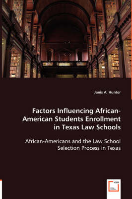 Factors Influencing African-American Students Enrollment (Paperback)