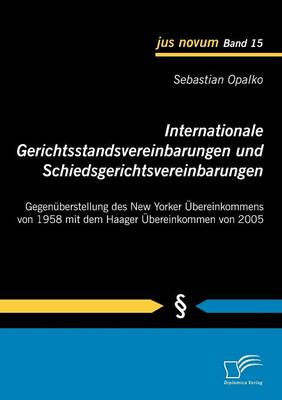 Internationale Gerichtsstandsvereinbarungen Und Schiedsgerichtsvereinbarungen: Gegen Berstellung Des New Yorker Bereinkommens Von 1958 Mit Dem Haager Bereinkommen Von 2005 (Paperback)