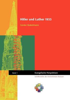 Hitler Und Luther 1933 (Paperback)