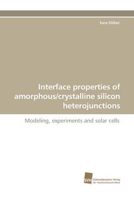 Interface Properties of Amorphous/Crystalline Silicon Heterojunctions (Paperback)