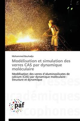 Mod�lisation Et Simulation Des Verres Cas Par Dynamique Mol�culaire - Omn.Pres.Franc. (Paperback)