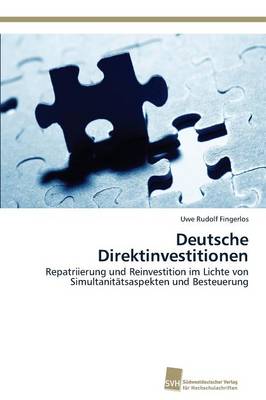 Deutsche Direktinvestitionen (Paperback)