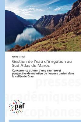 Gestion de l'Eau d'Irrigation Au Sud Atlas Du Maroc - Omn.Pres.Franc. (Paperback)