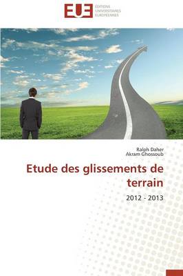 Etude Des Glissements de Terrain - Omn.Univ.Europ. (Paperback)