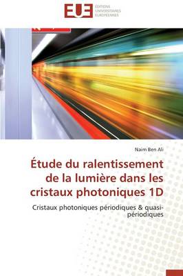 �tude Du Ralentissement de la Lumi�re Dans Les Cristaux Photoniques 1d - Omn.Univ.Europ. (Paperback)