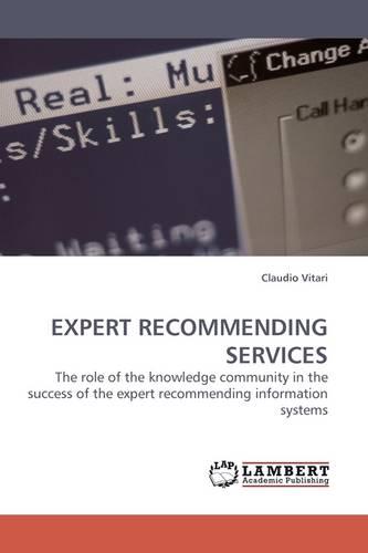 Expert Recommending Services (Paperback)