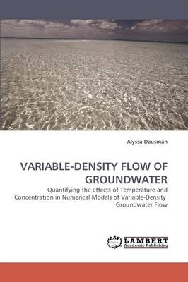 Variable-Density Flow of Groundwater (Paperback)