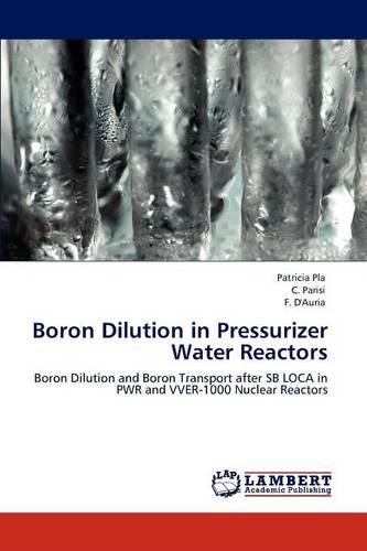 Boron Dilution in Pressurizer Water Reactors (Paperback)