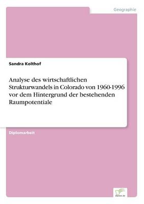Analyse Des Wirtschaftlichen Strukturwandels in Colorado Von 1960-1996 VOR Dem Hintergrund Der Bestehenden Raumpotentiale (Paperback)