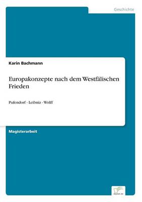 Europakonzepte Nach Dem Westfalischen Frieden (Paperback)