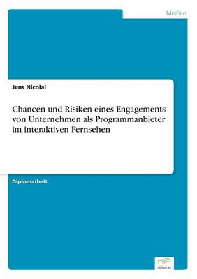 Chancen Und Risiken Eines Engagements Von Unternehmen ALS Programmanbieter Im Interaktiven Fernsehen (Paperback)