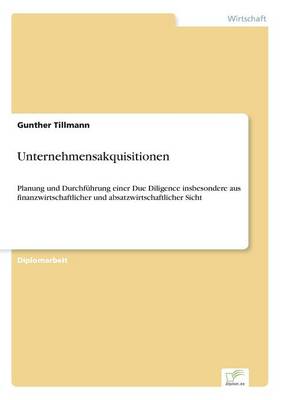 Unternehmensakquisitionen (Paperback)