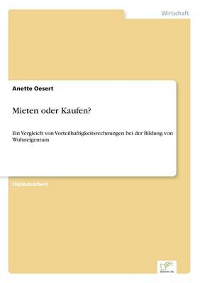 Mieten Oder Kaufen? (Paperback)