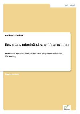 Bewertung Mittelstandischer Unternehmen (Paperback)