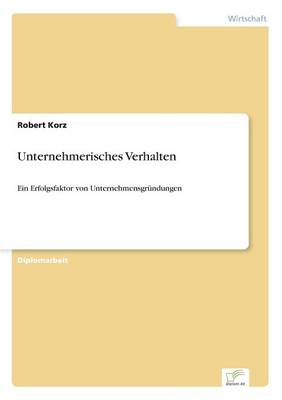 Unternehmerisches Verhalten (Paperback)
